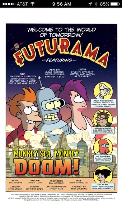 Tangkapan skrin Futuramaland