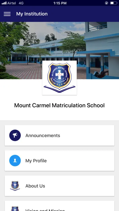 Mount Carmel Matric School应用截图