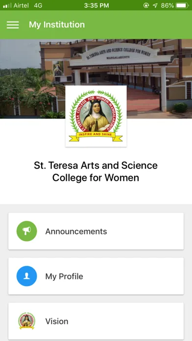 Capturas de tela do St.Teresa College for Women