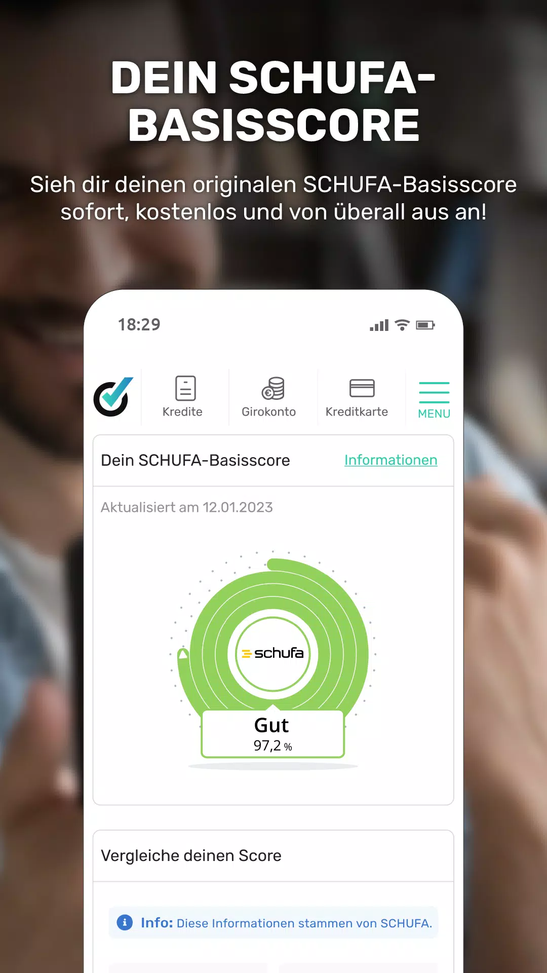 bonify Bonitätsmanager Screenshots