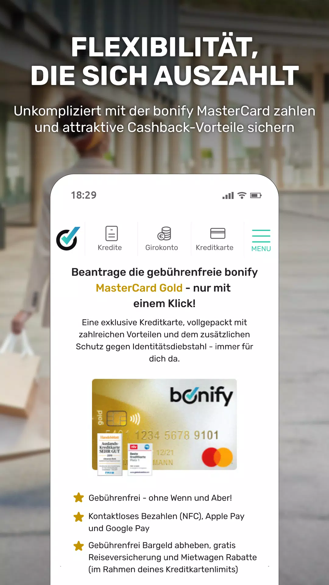 bonify Bonitätsmanager Screenshots