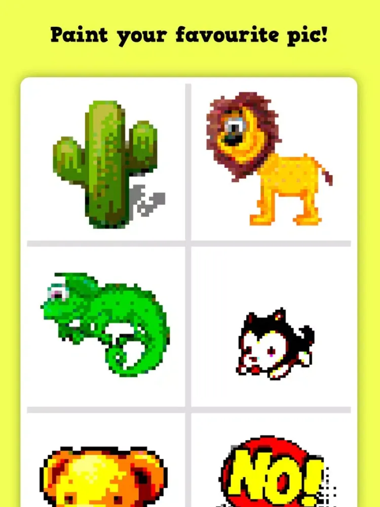 Pixel Art – Color By Number iPad 应用截图