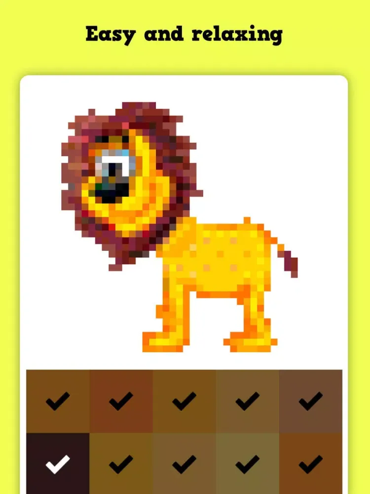 Pixel Art – Color By Number iPad 应用截图