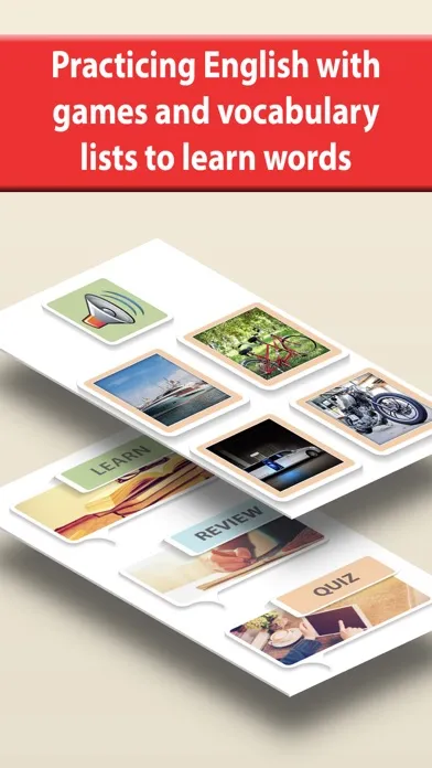 Learn and practice English vocabulary list & cards应用截图