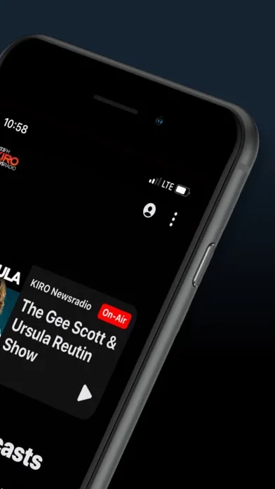 Capturas de pantalla de KIRO Newsradio 97.3 FM