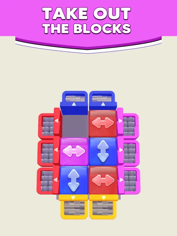 Скриншоты Color Blocks 3D: Slide Puzzle iPad 