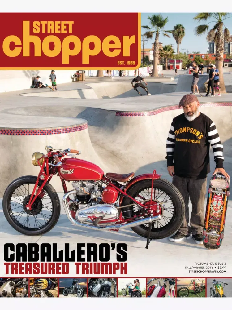 Ảnh chụp màn hình của Street Chopper Magazine iPad 