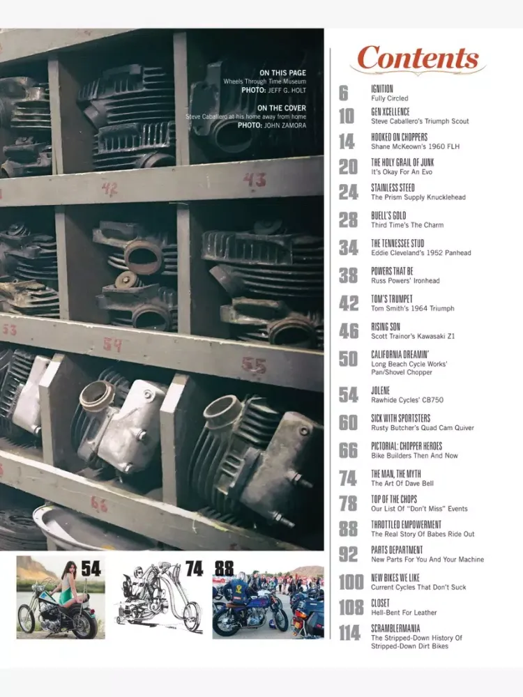 Ảnh chụp màn hình của Street Chopper Magazine iPad 