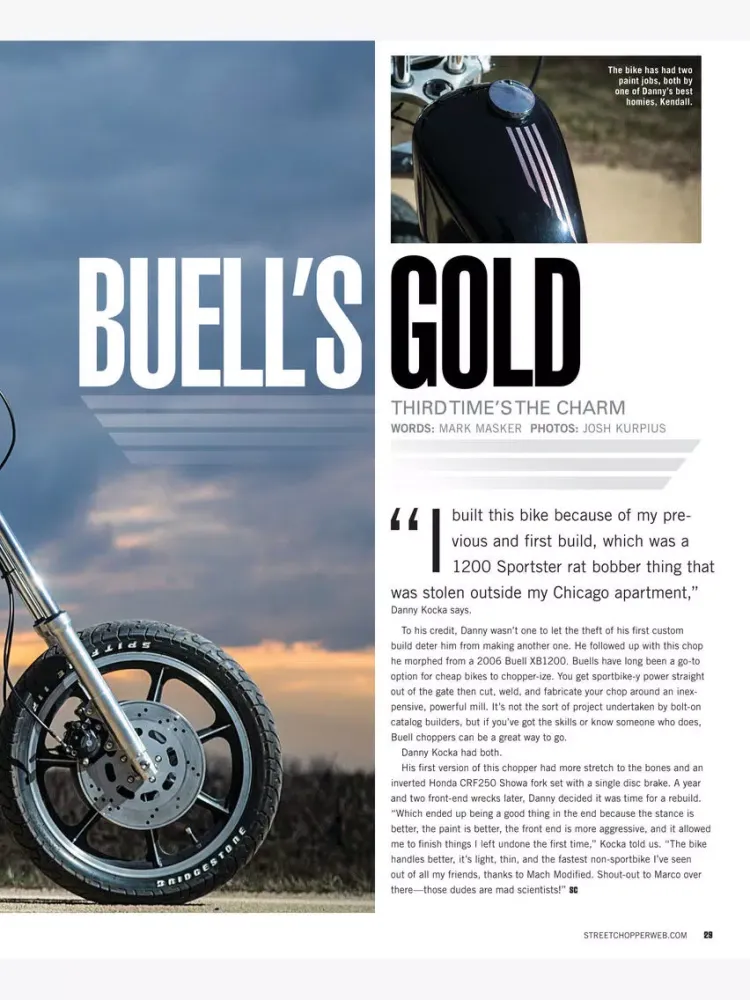Ảnh chụp màn hình của Street Chopper Magazine iPad 