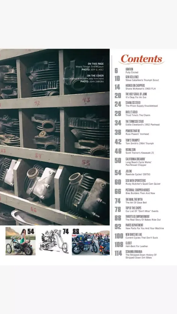 Ảnh chụp màn hình của Street Chopper Magazine