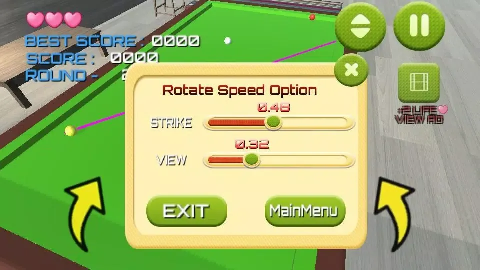 4 Ball Billiards Screenshots