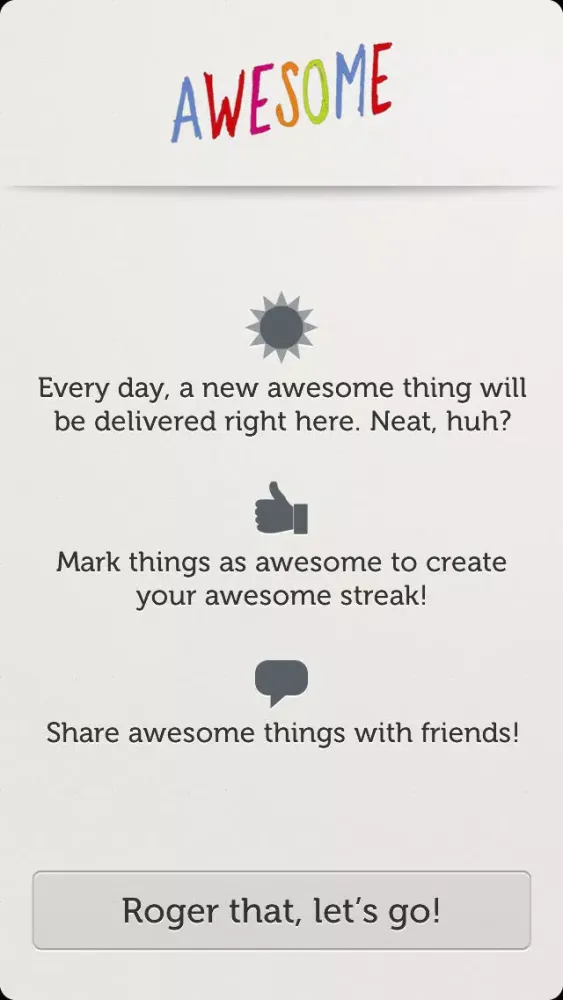 Скриншоты App of AWESOME - 1000 Awesome Things