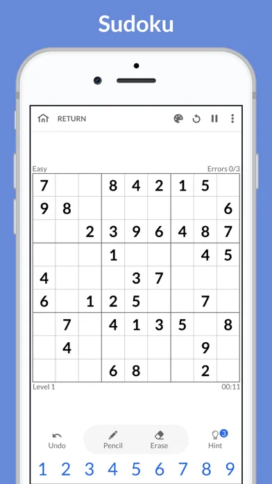 Paper Brain - Sudoku, puzzles应用截图