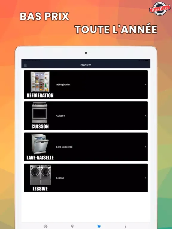 BonPrix Appliances iPad 应用截图