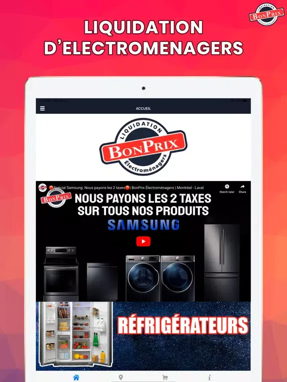 BonPrix Appliances iPad 应用截图