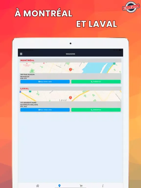 BonPrix Appliances iPad 应用截图