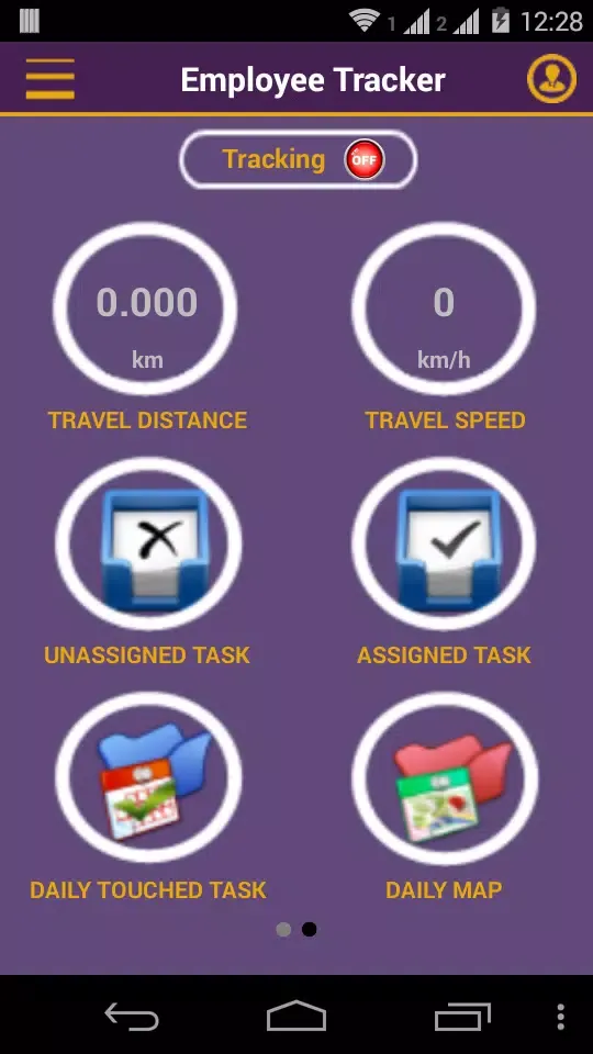 Tangkapan skrin Employee Tracker