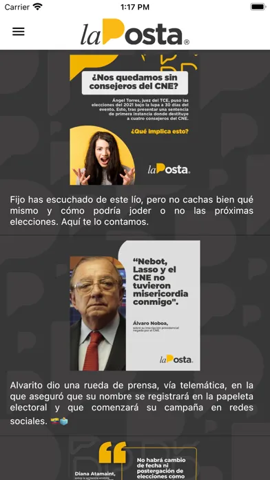 La Posta Screenshots