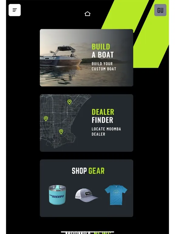 Moomba Boats iPad  Screenshots