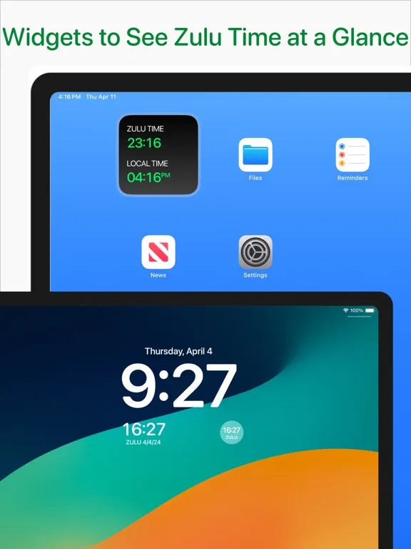 Zulu Time Now - UTC GMT Clock iPad  स्क्रीनशॉट
