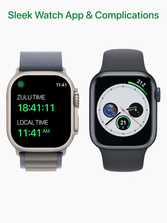 Zulu Time Now - UTC GMT Clock iPad  स्क्रीनशॉट