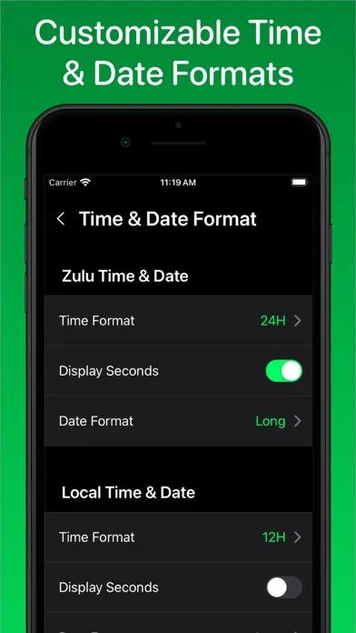 Zulu Time Now - UTC GMT Clock स्क्रीनशॉट