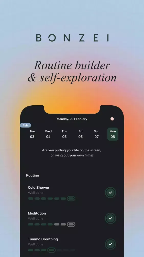 Bonzei: Routine Builder Screenshots