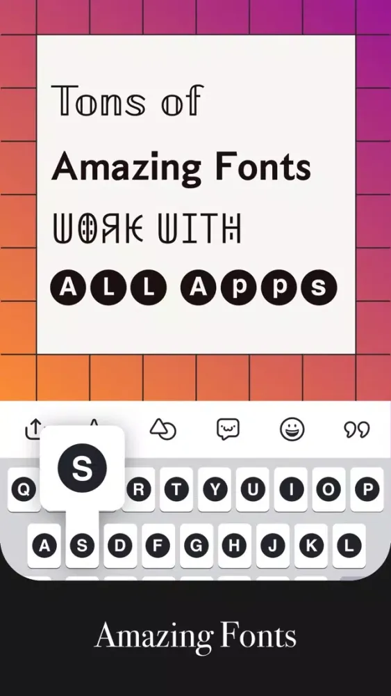 Capturas de pantalla de Fonts keyboard-font and symbol