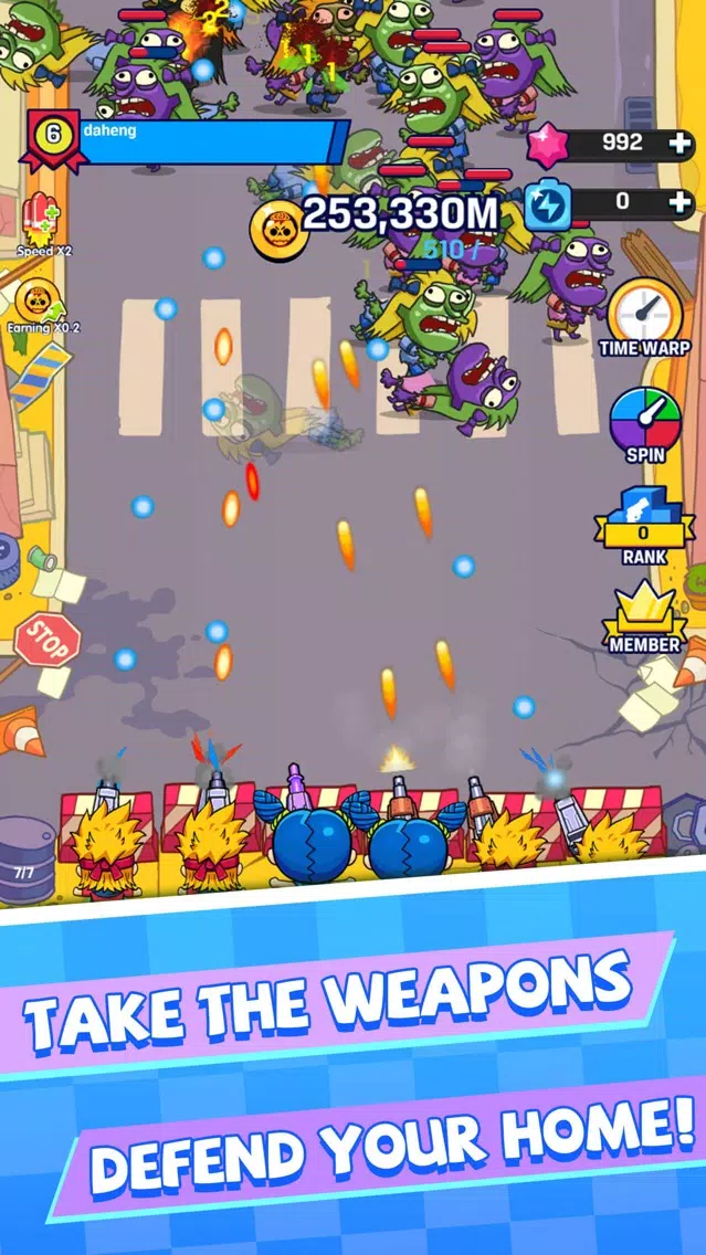 Tangkapan layar Merge Guns VS Zombies