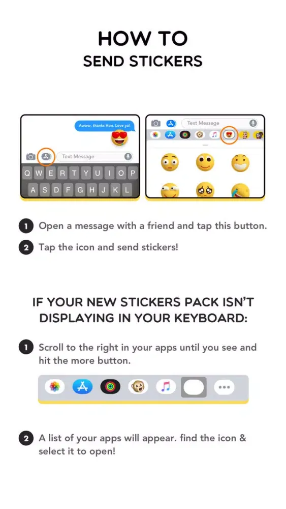 تصاویر Smiley Bigmoji 3D Stickers