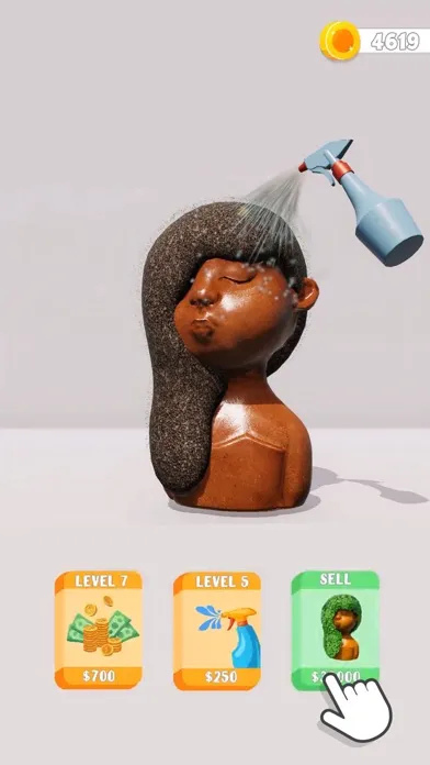 Tangkapan skrin Chia Pet