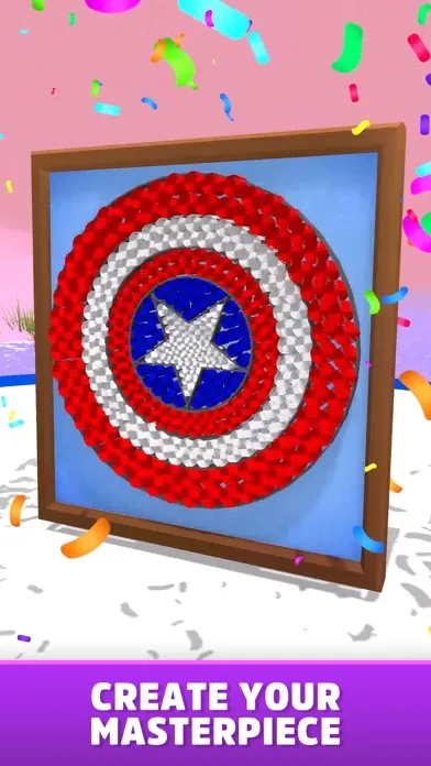 Capturas de tela do Quilling Art