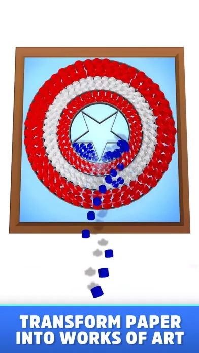 Capturas de tela do Quilling Art