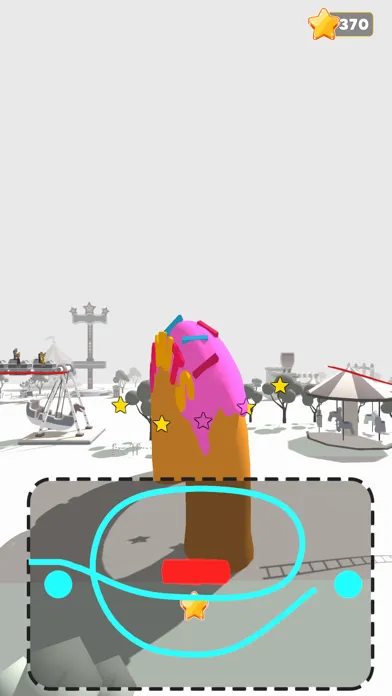 Capturas de tela do Rollercoaster Rider