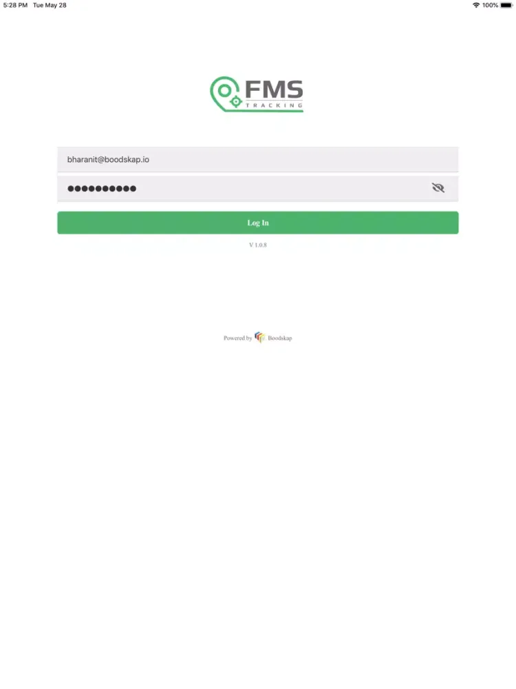 Ảnh chụp màn hình của Driver Module iPad 