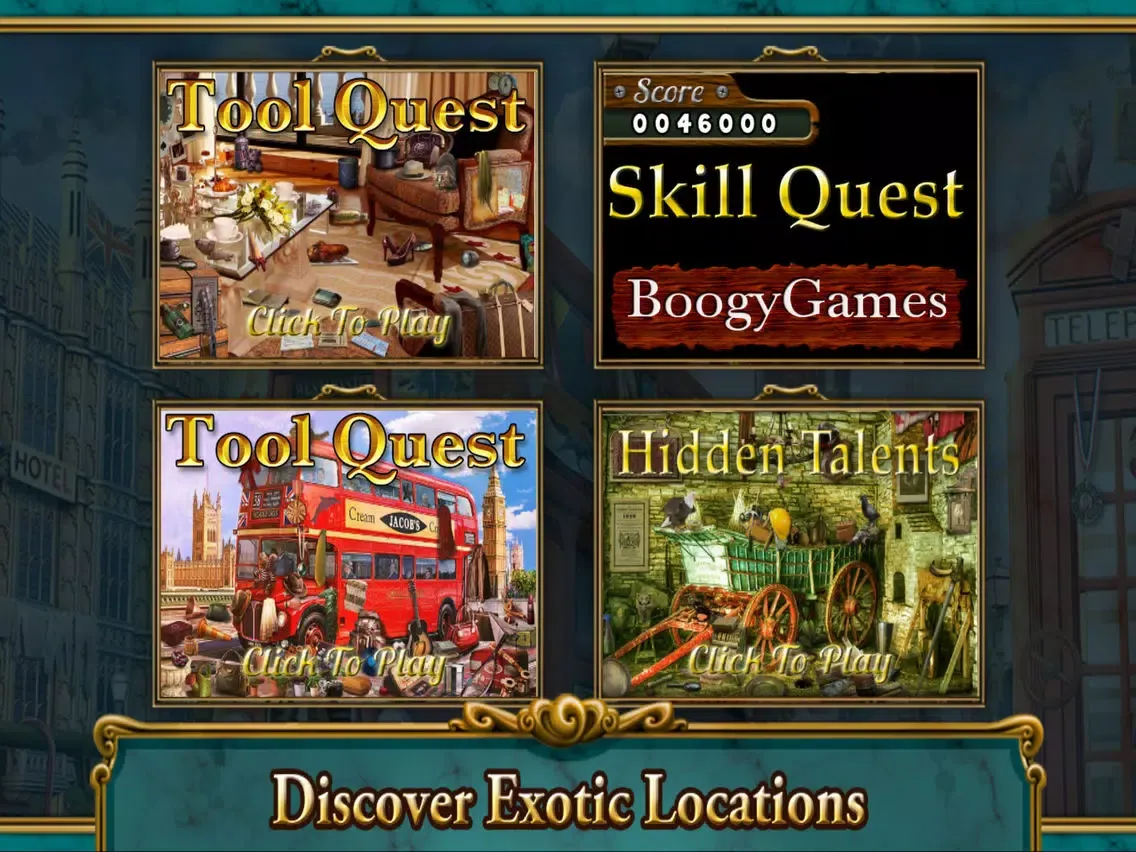 تصاویر Hidden Object LONDON iPad 