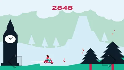 Tangkapan layar Scooter Rush - Uphill Climbing Bike Race