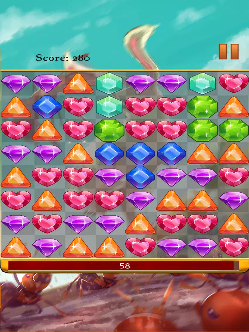 Zrzuty ekranu Ants vs Rabbit Gem Crush iPad 