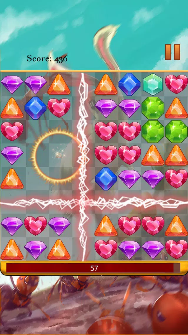 Zrzuty ekranu Ants vs Rabbit Gem Crush