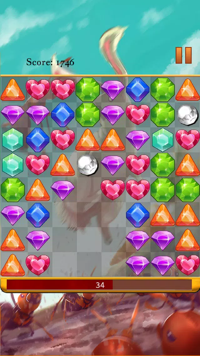 Zrzuty ekranu Ants vs Rabbit Gem Crush