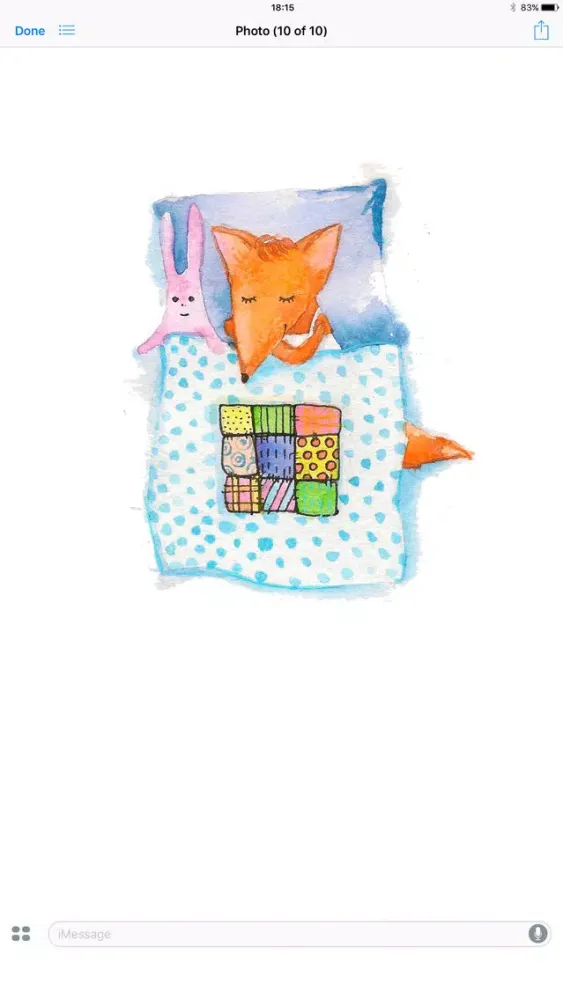 ภาพหน้าจอของ Baby Fox! Stickers