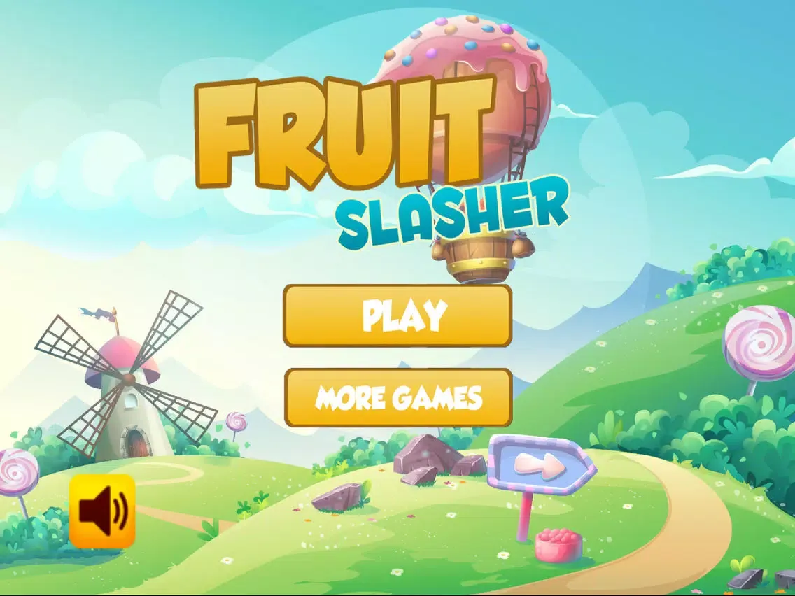 ภาพหน้าจอของ Candy Mill and Fox Fruit Slasher iPad 