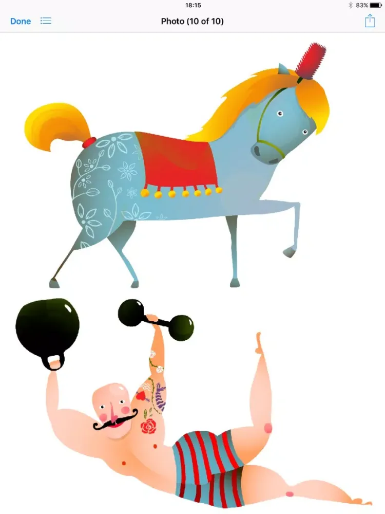 Capturas de pantalla de Circus Carnival! Stickers iPad 