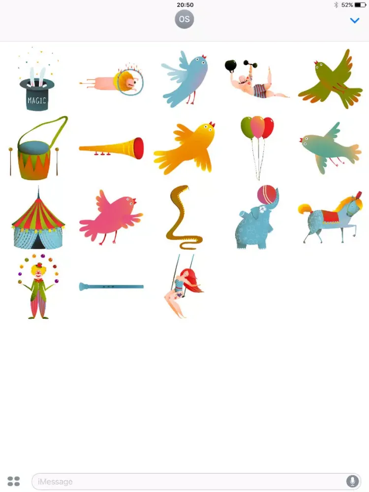 Capturas de pantalla de Circus Carnival! Stickers iPad 