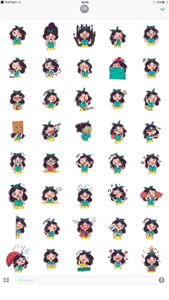 Girl's Facial Expressions應用截圖