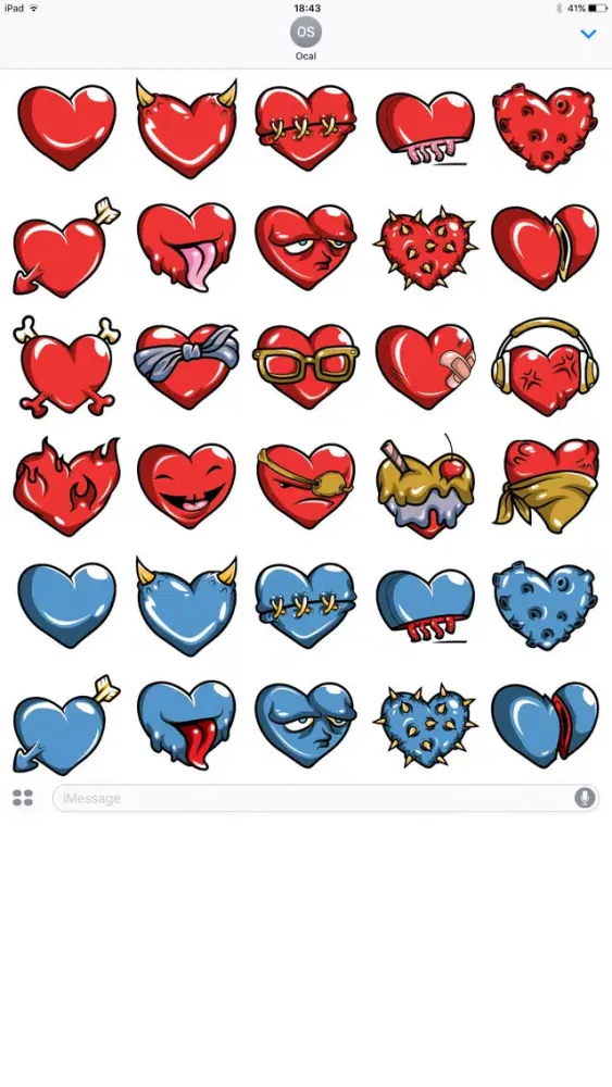 Heart iMessage Stickers應用截圖