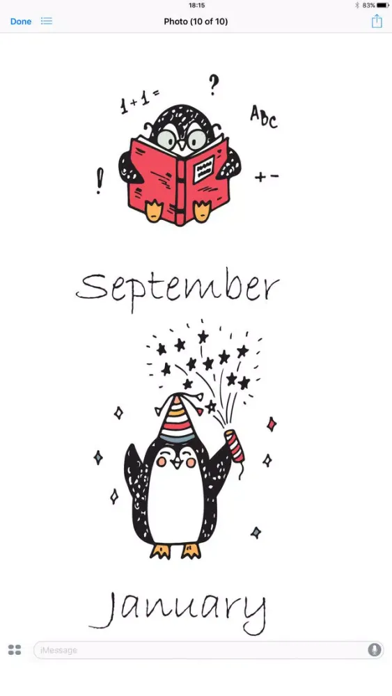 Penguin Seasons! Stickers Screenshots