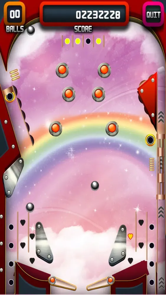 Captures d'écran de Rainbow Pinball