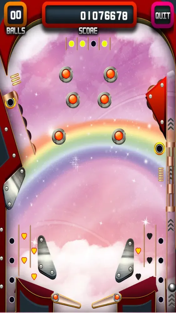 Captures d'écran de Rainbow Pinball