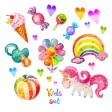 Unicorn Rainbow Stickers Unicorn Rainbow Stickers